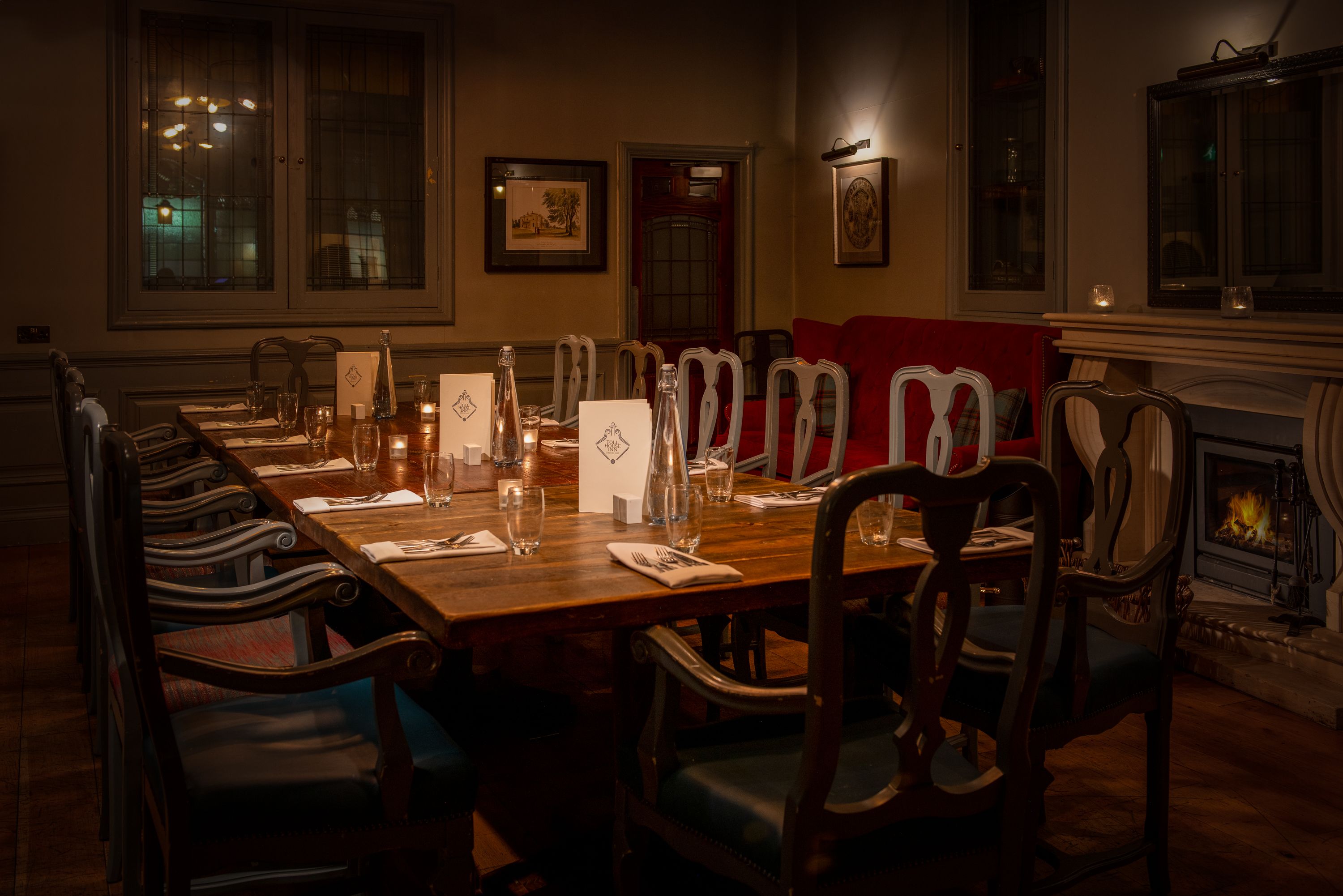 private dining room at the toll house