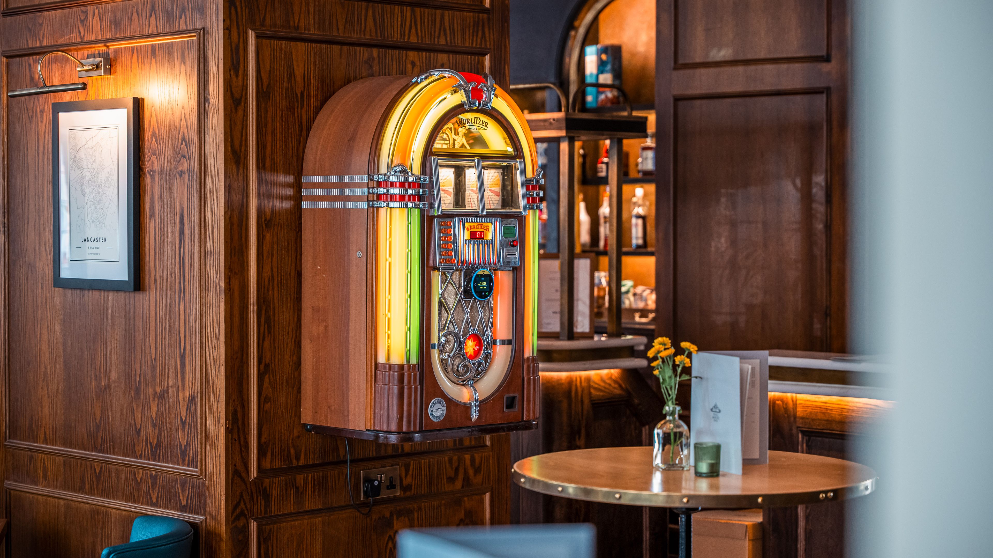juke box in the bar